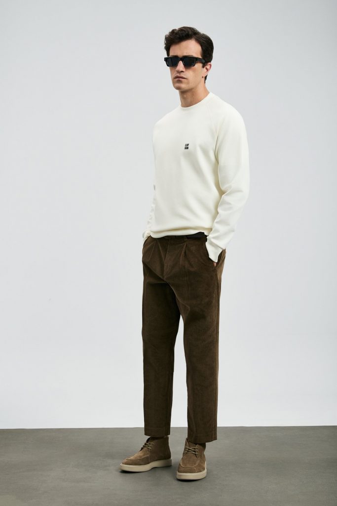 LUFİAN Grant Erkek Sweatshirt 112030179 - Beyaz