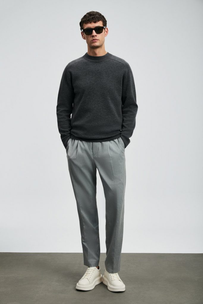 LUFİAN Herman Erkek Kazak Koyu 112090159 - K.GRİ