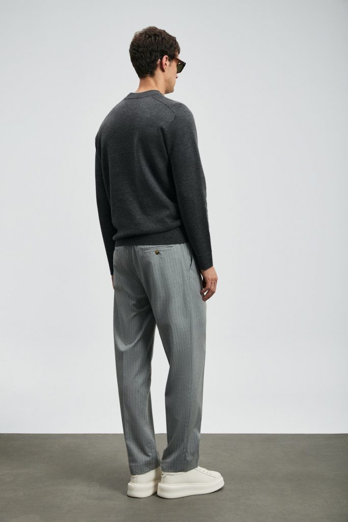 LUFİAN Herman Erkek Kazak Koyu 112090159 - K.GRİ