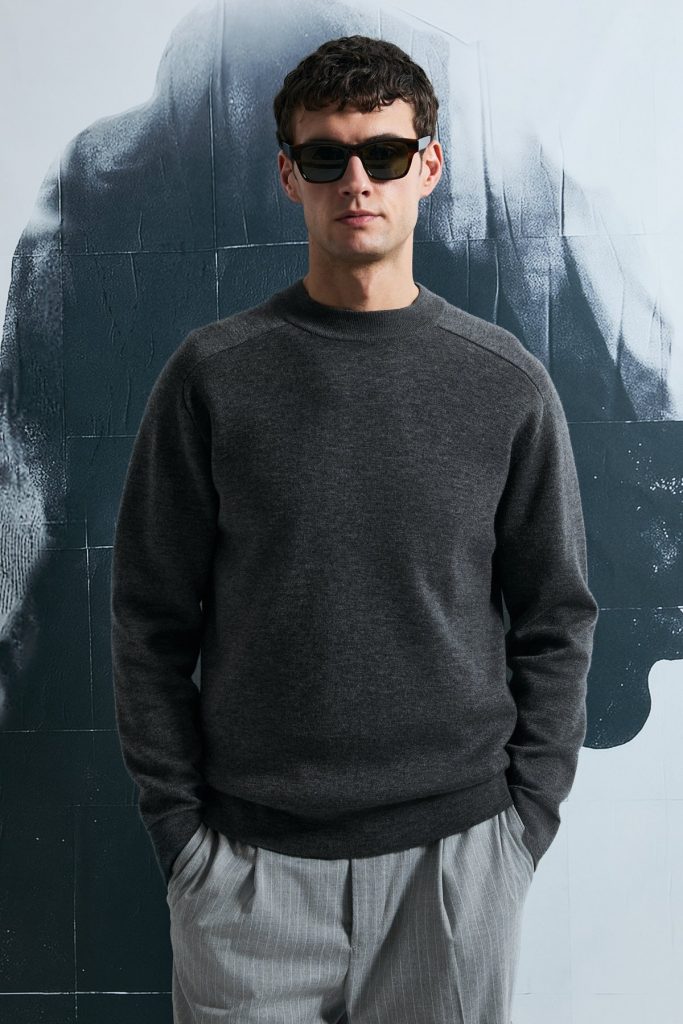 LUFİAN Herman Erkek Kazak Koyu 112090159 - K.GRİ