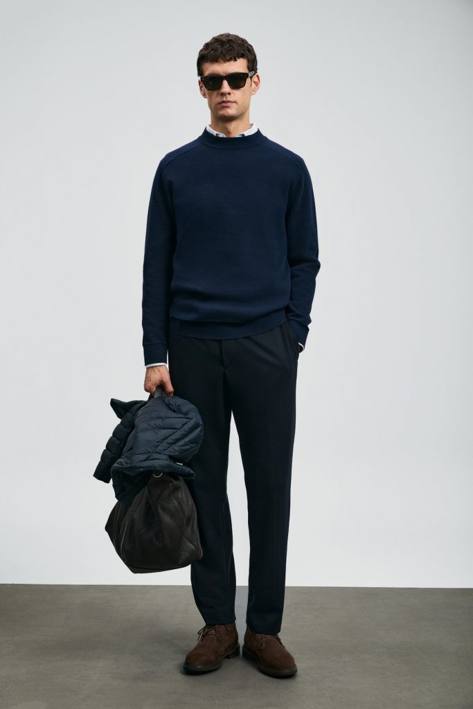 LUFİAN Herman Erkek Kazak Koyu 112090159 - Lacivert