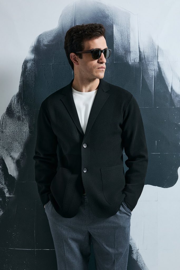 LUFİAN Andre Erkek Hırka 112100070 - Siyah