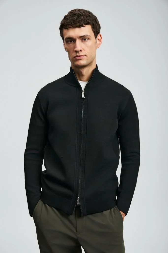 LUFİAN Enrıco Erkek Hırka 112100071 - Siyah