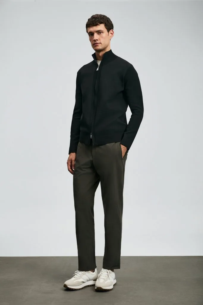 LUFİAN Enrıco Erkek Hırka 112100071 - Siyah