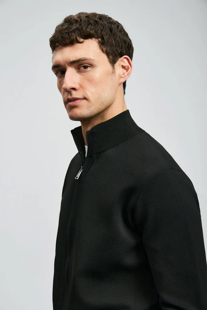 LUFİAN Enrıco Erkek Hırka 112100071 - Siyah