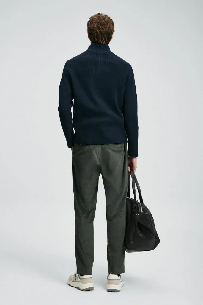 LUFİAN Amber Erkek Hırka 112100075 - Lacivert