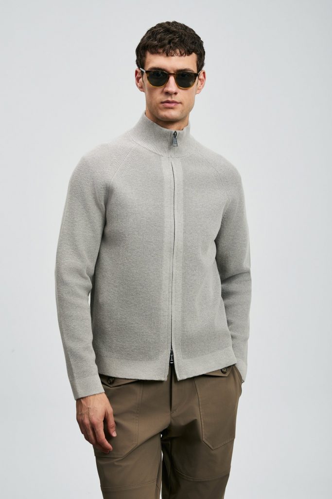 LUFİAN Amber Erkek Hırka 112100075 - VİZON