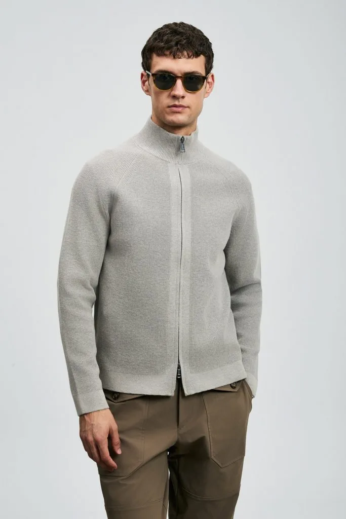 LUFİAN Amber Erkek Hırka 112100075 - VİZON