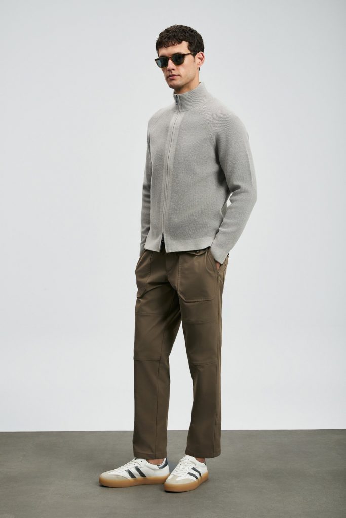 LUFİAN Amber Erkek Hırka 112100075 - VİZON