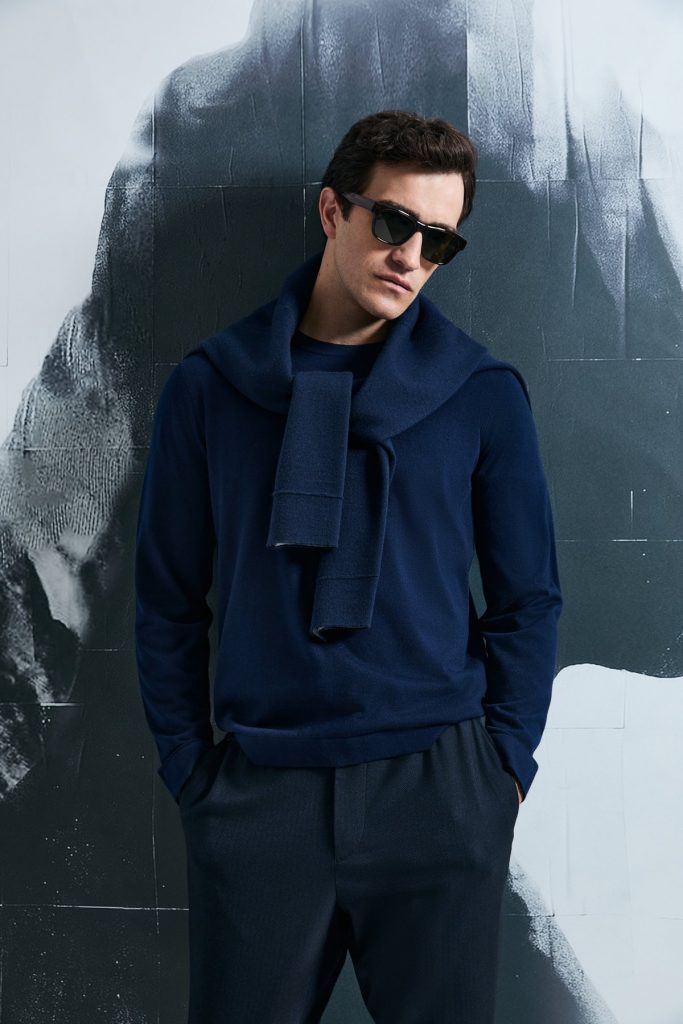 LUFİAN Dean Erkek Kazak 112090148 - Lacivert