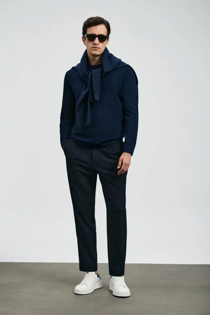 LUFİAN Dean Erkek Kazak 112090148 - Lacivert