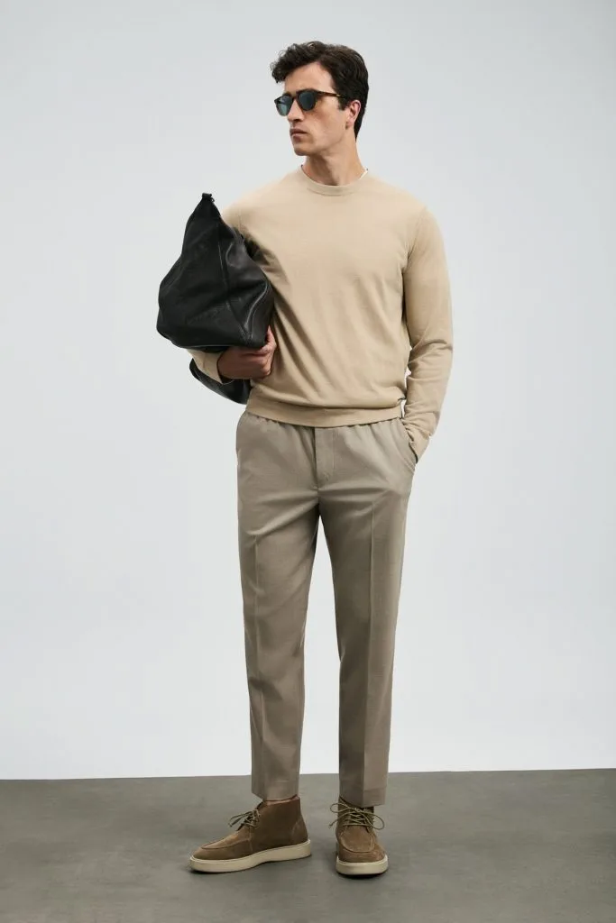 LUFİAN Dean Erkek Kazak 112090148 - BEJ