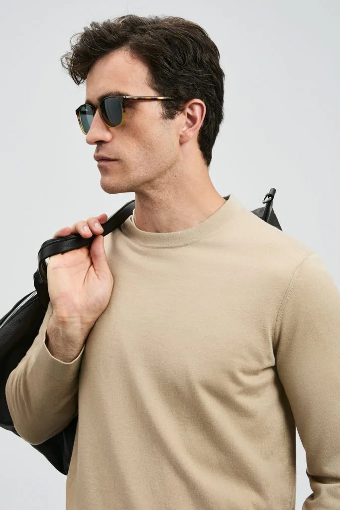 LUFİAN Dean Erkek Kazak 112090148 - BEJ