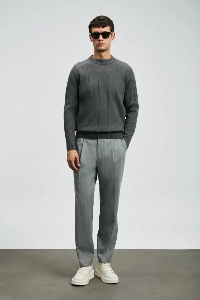 LUFİAN Grand Erkek Kazak 112090165 - K.GRİ