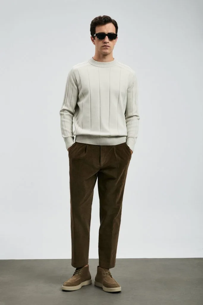 LUFİAN Grand Erkek Kazak 112090165 - TAŞ