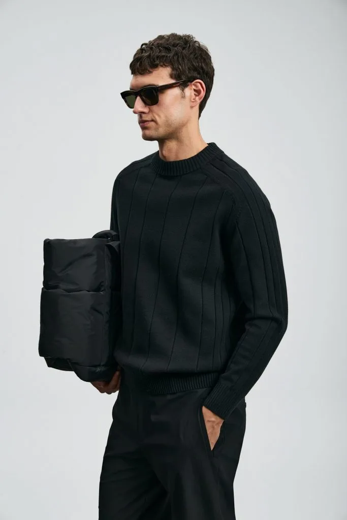 LUFİAN Grand Erkek Kazak 112090165 - Siyah