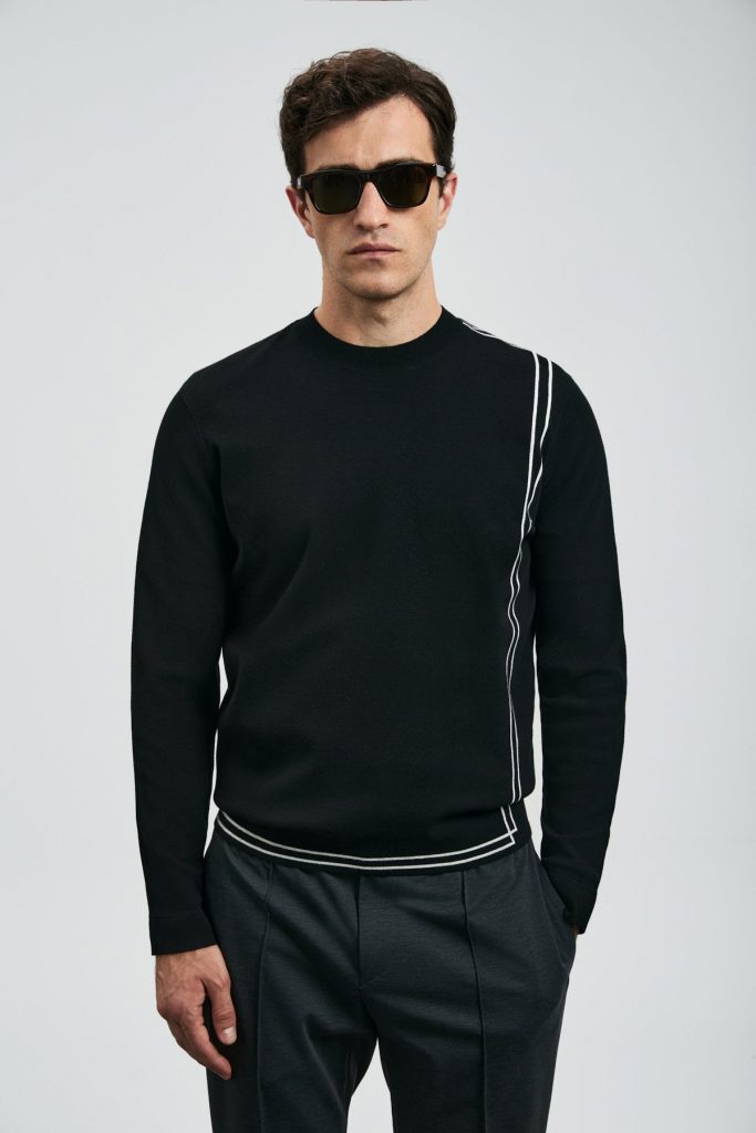 LUFİAN Farm Erkek Kazak 112090166 - Siyah