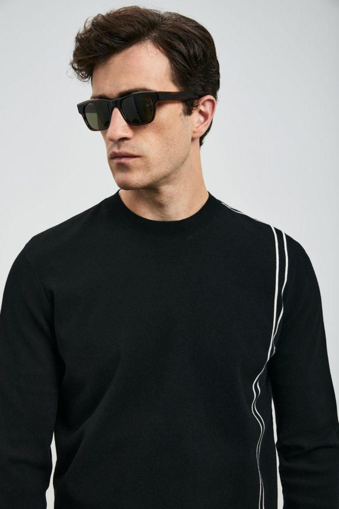 LUFİAN Farm Erkek Kazak 112090166 - Siyah