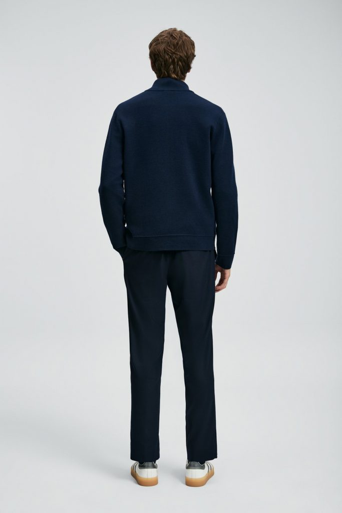 LUFİAN Troy Erkek Hırka 112100072 - Lacivert