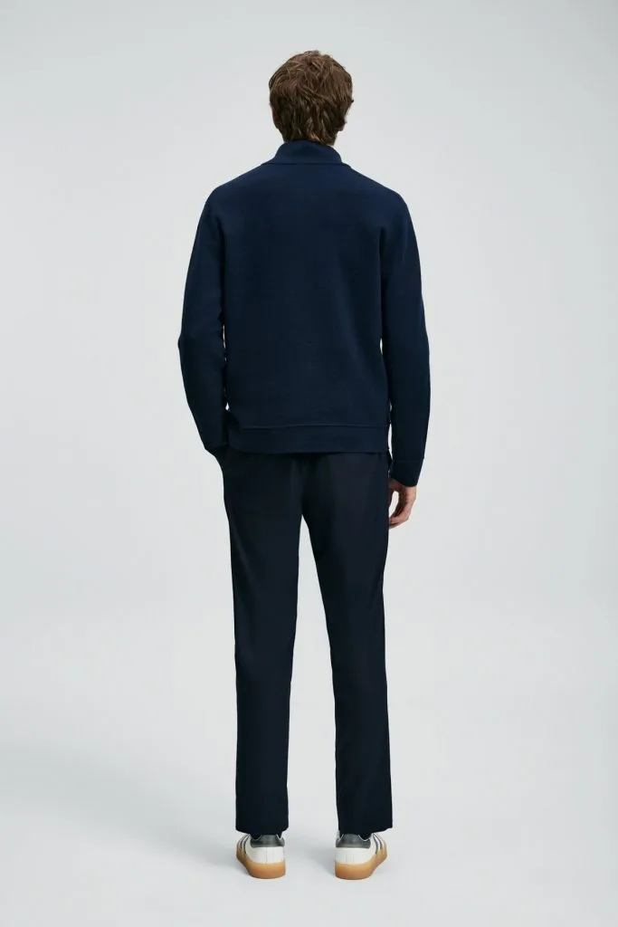 LUFİAN Troy Erkek Hırka 112100072 - Lacivert