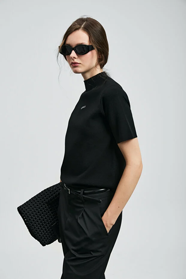 LUFİAN Jessıca Kadın Kazak 122090039 - Siyah