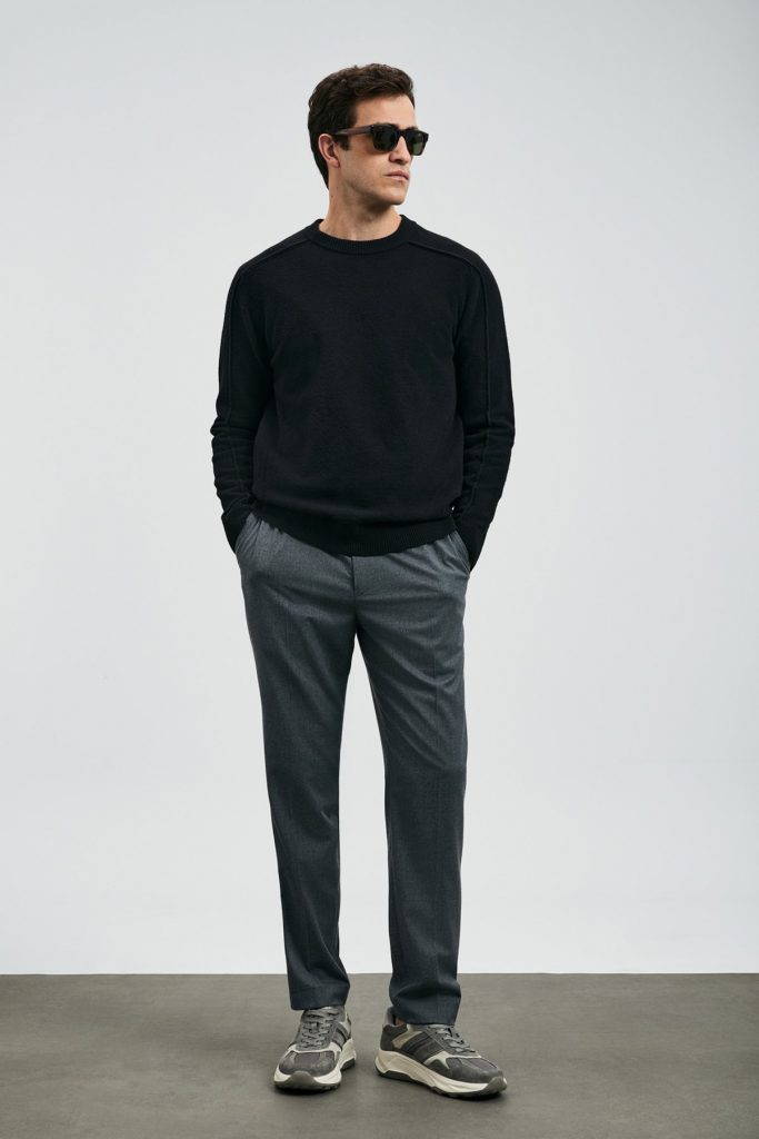 LUFİAN Les Erkek Kazak 112090160 - Siyah