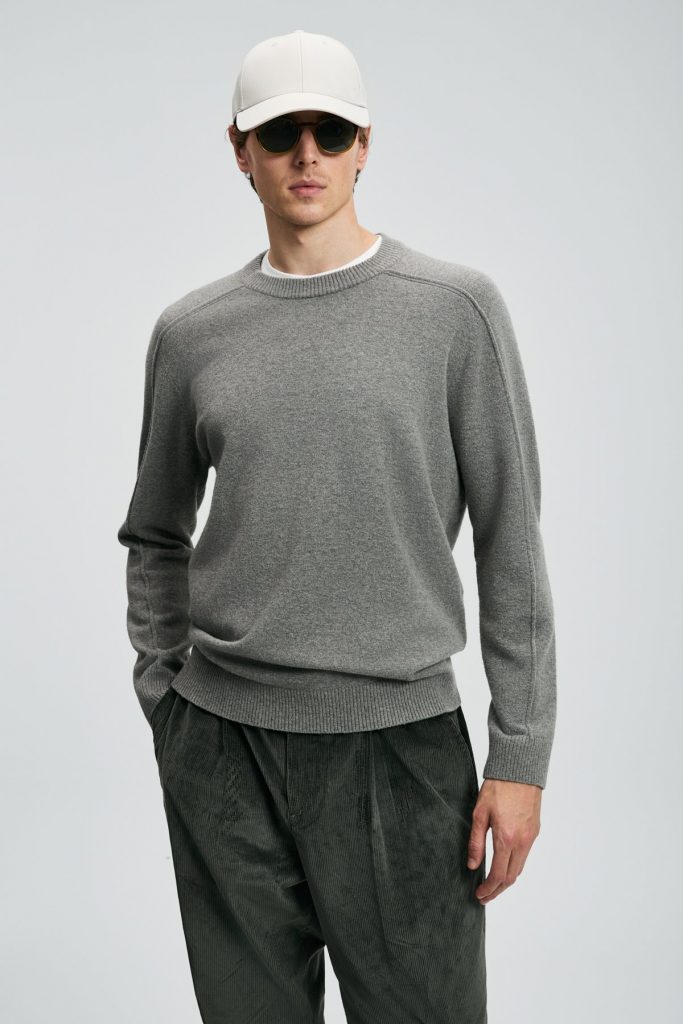 LUFİAN Les Erkek Kazak 112090160 - VİZON