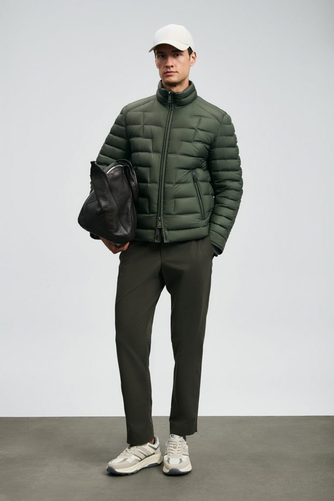 LUFİAN Lukas Kaz Tüyü Erkek Mont 112120245 - YEŞİL