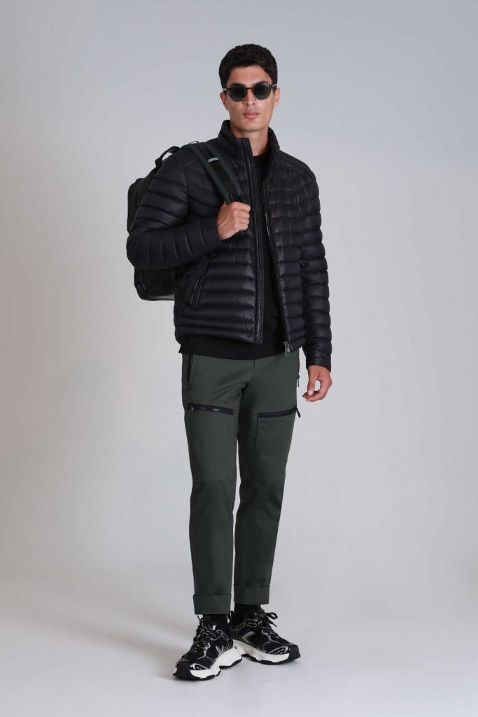 LUFİAN Andy Kaz Tüyü Erkek Mont 112120215 - Siyah