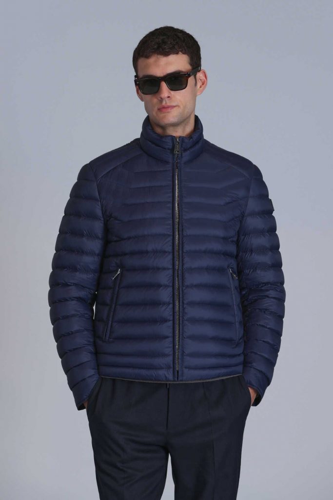 LUFİAN Andy Kaz Tüyü Erkek Mont 112120215 - Lacivert