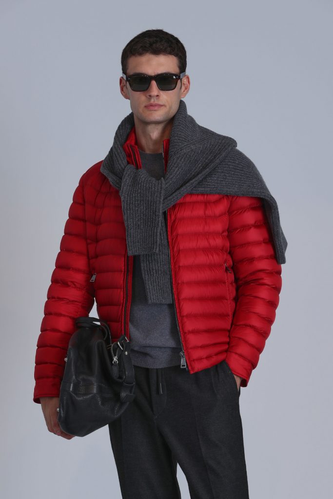 LUFİAN Andy Kaz Tüyü Erkek Mont 112120215 - KIRMIZI