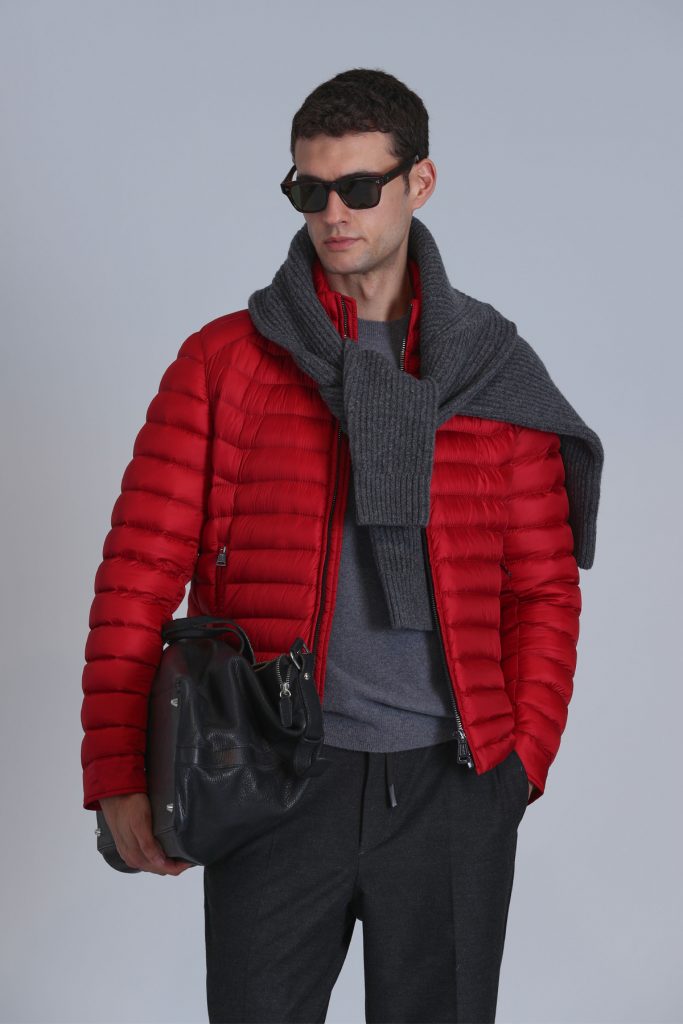 LUFİAN Andy Kaz Tüyü Erkek Mont 112120215 - KIRMIZI