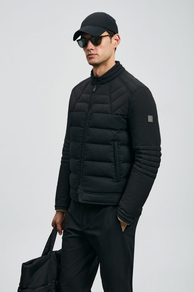 LUFİAN Ralf Kaz Tüyü Erkek Mont 112120241 - Siyah