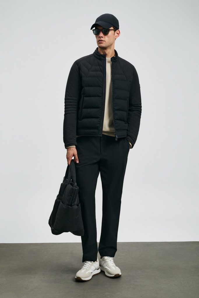 LUFİAN Ralf Kaz Tüyü Erkek Mont 112120241 - Siyah