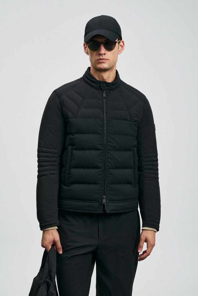 LUFİAN Ralf Kaz Tüyü Erkek Mont 112120241 - Siyah