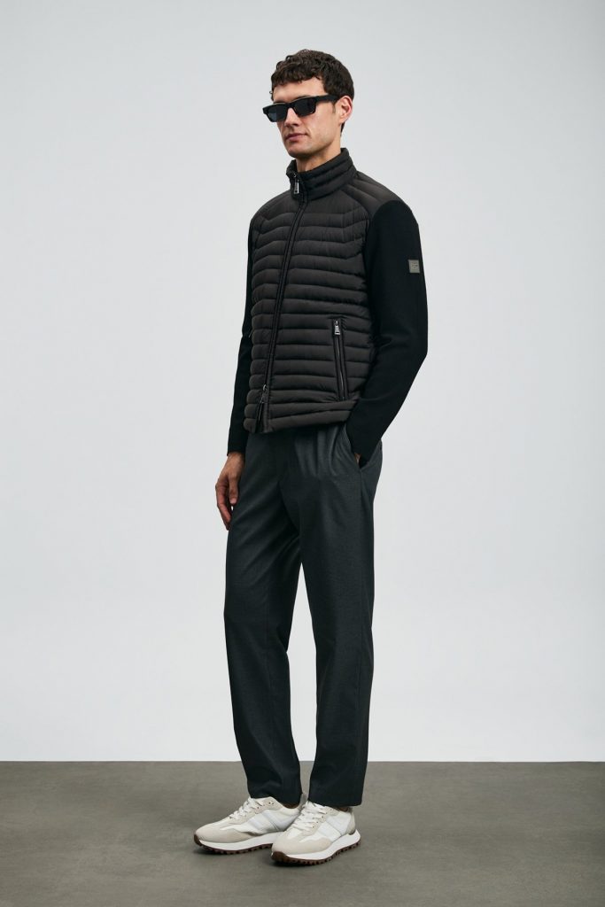 LUFİAN Sergıo Kaz Tüyü Erkek Mont 112120244 - Siyah