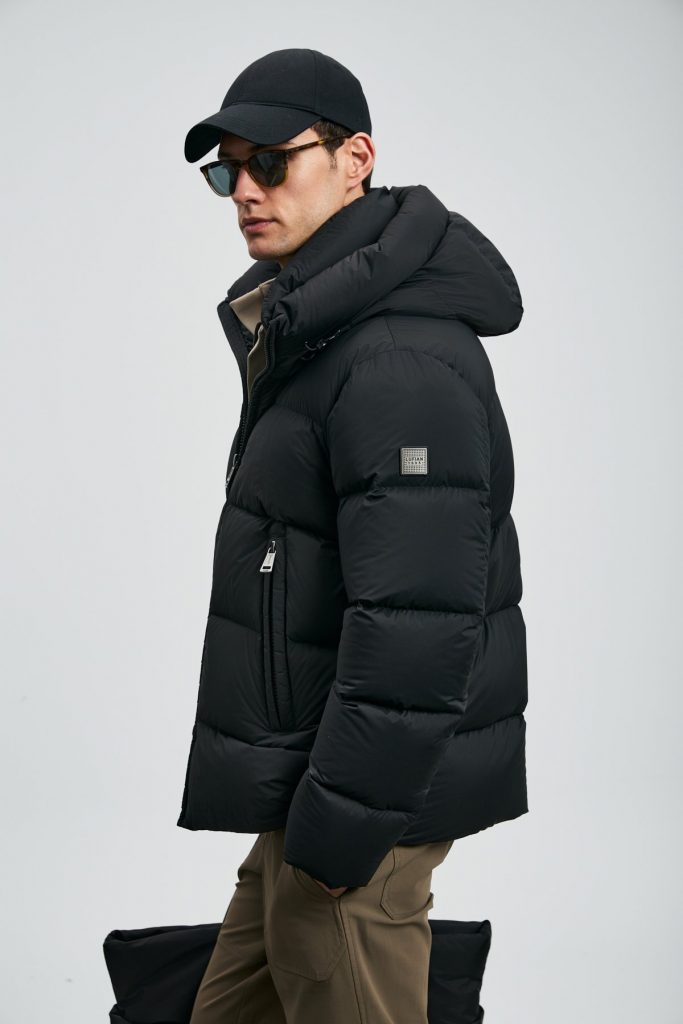 LUFİAN Tommy Kaz Tüyü Erkek Mont 112120250 - Siyah