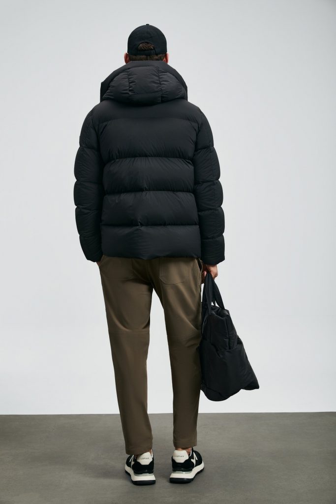 LUFİAN Tommy Kaz Tüyü Erkek Mont 112120250 - Siyah