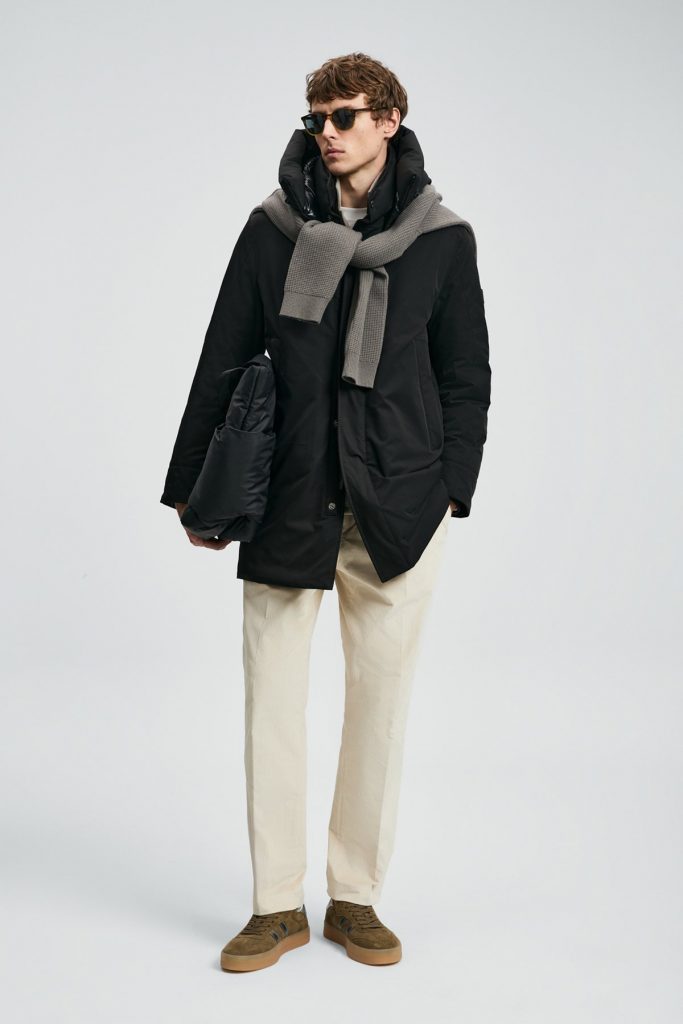 LUFİAN Donald Kaz Tüyü Erkek Mont 112120257 - Siyah