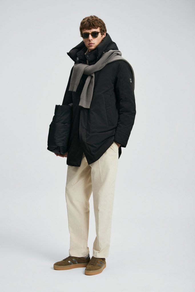 LUFİAN Donald Kaz Tüyü Erkek Mont 112120257 - Siyah