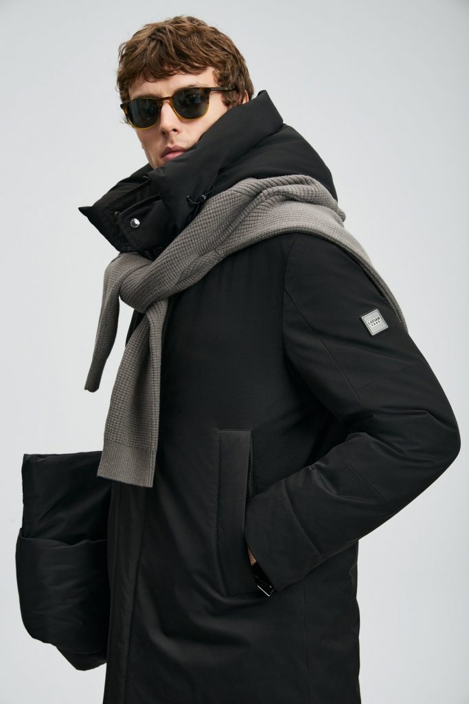 LUFİAN Donald Kaz Tüyü Erkek Mont 112120257 - Siyah