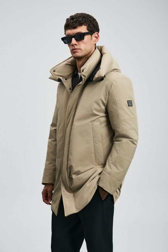 LUFİAN Donald Kaz Tüyü Erkek Mont 112120257 - BEJ