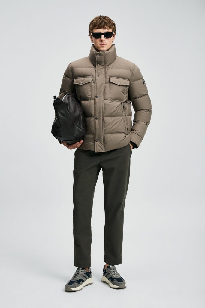 LUFİAN Genıous Kaz Tüyü Erkek Mont 112120258 - TOPRAK