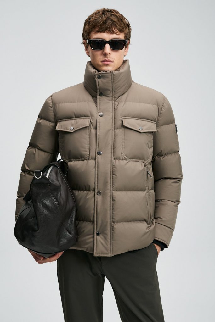 LUFİAN Genıous Kaz Tüyü Erkek Mont 112120258 - TOPRAK