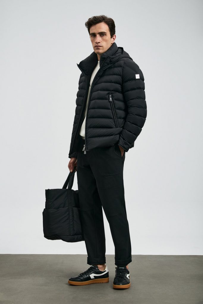 LUFİAN Gabrıel Kaz Tüyü Erkek Mont 112120259 - Siyah