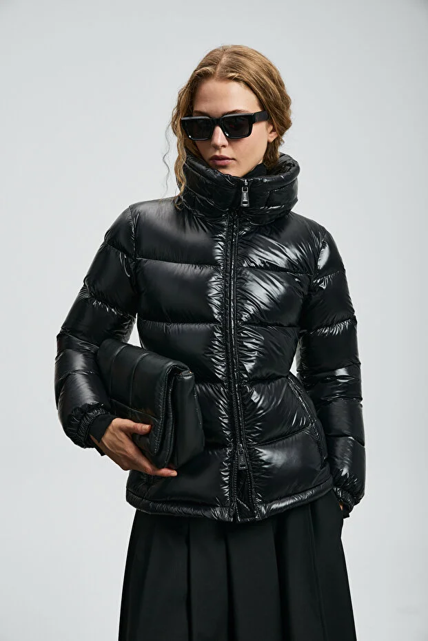 LUFİAN Flash Kaz Tüyü Kadın Mont 122120044 - Siyah