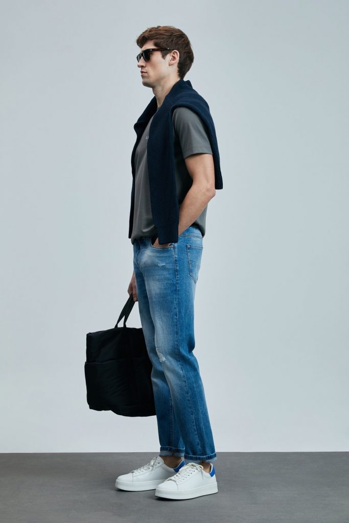 LUFİAN  Franz Smart Jean Erkek Pantolon Slim Fit  111200196