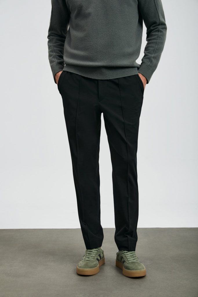 LUFİAN Sımon Smart Erkek Chino Pantolon Slim Fit 112190329 - Siyah