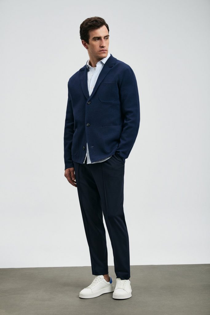 LUFİAN Sımon Smart Erkek Chino Pantolon Slim Fit 112190329 - Lacivert