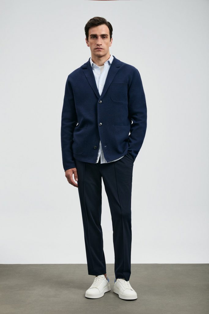 LUFİAN Sımon Smart Erkek Chino Pantolon Slim Fit 112190329 - Lacivert